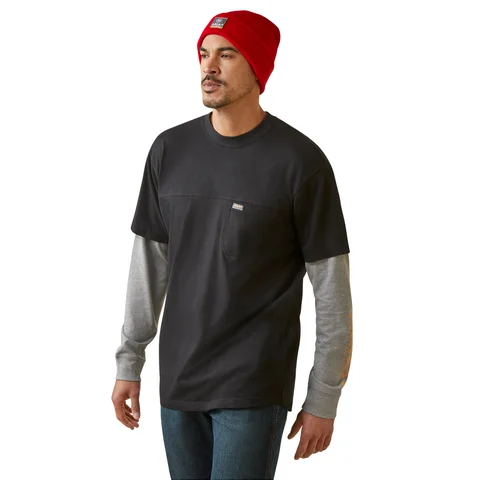 Ariat Men's Rebar CottonStrong Dually Long Sleeve T-Shirt