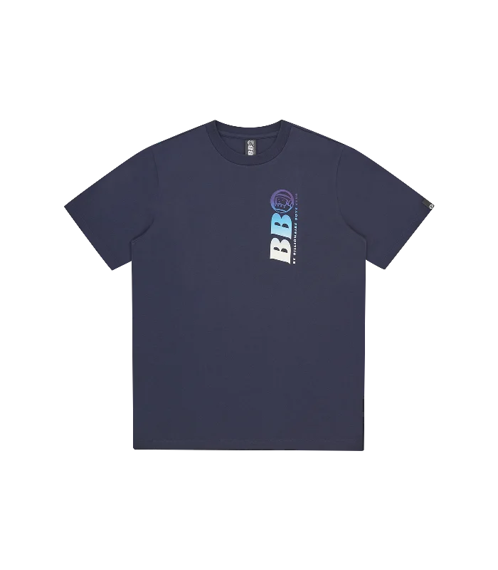 BB ASTRO REPEAT LOGO T-SHIRT - NAVY