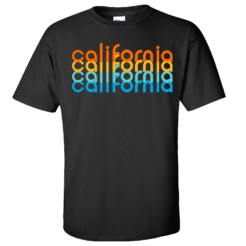 California Rainbow Stack Asst Colors T-shirt/tee