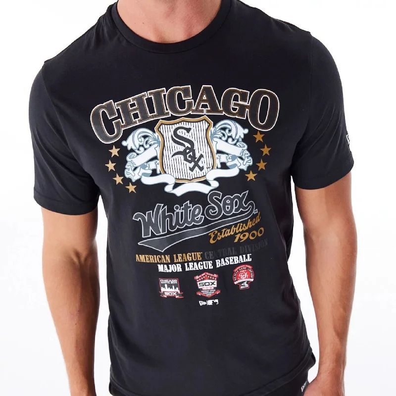 Chicago Cubs MLB Badge Graphic Black T-Shirt