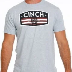 Cinch Men's Americana Graphic Logo T-Shirt in Light Blue