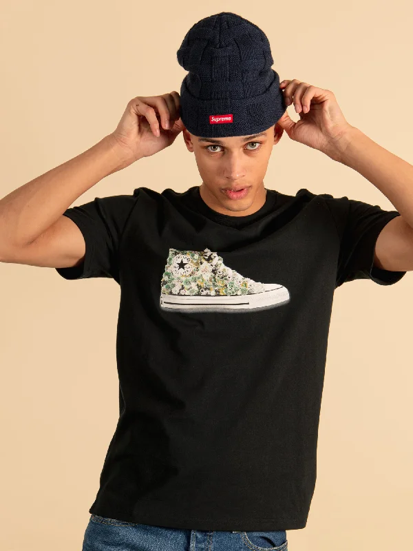 CONVERSE BLOOMING CHUCKS GRAPHIC T-SHIRT  - CLEARANCE