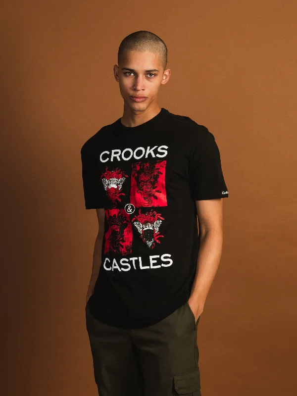 CROOKS & CASTLES CHECKER MEDUSA T-SHIRT