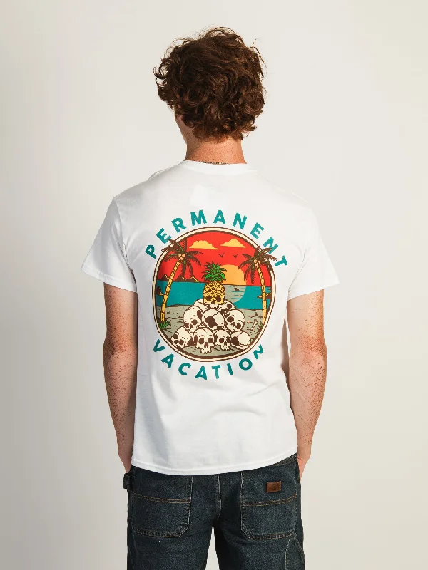 DEATH COAST SUPPLY PERMANENT VACAY T-SHIRT