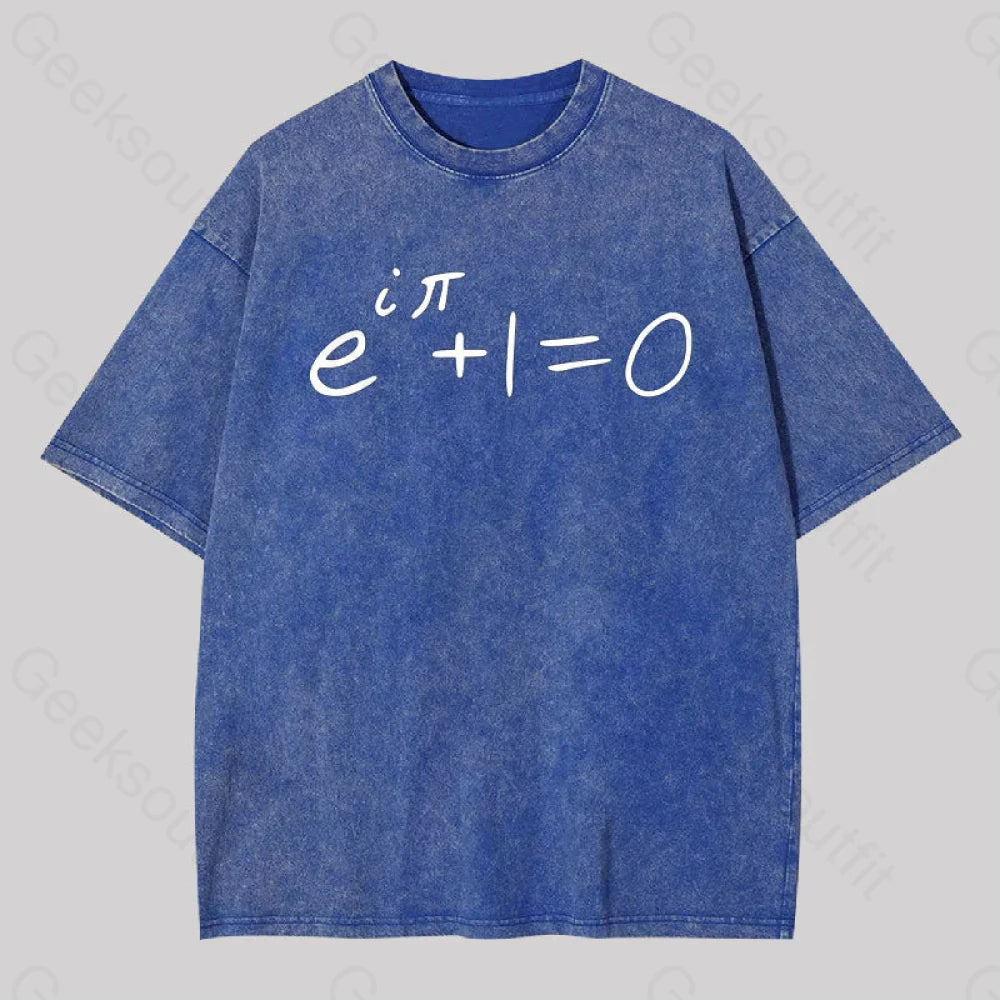 Euler Identity Classic Geek Washed T-shirt