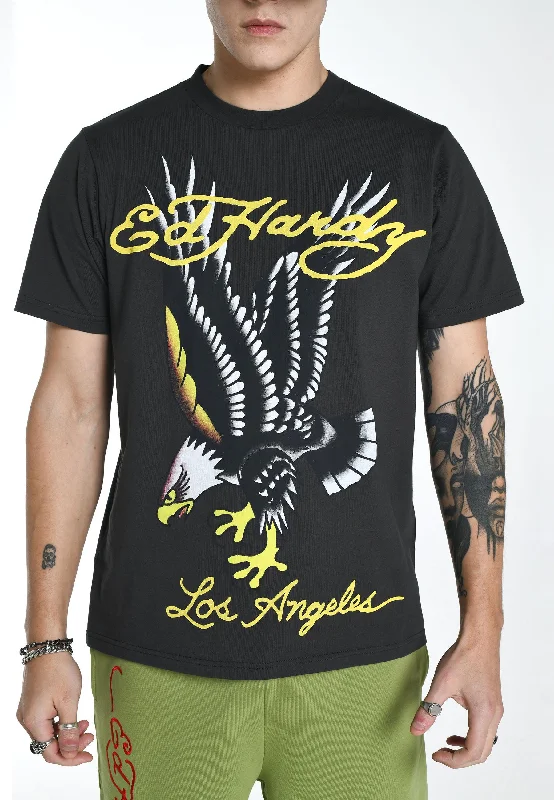 Mens Glide-Eagle T-Shirt - Charcoal