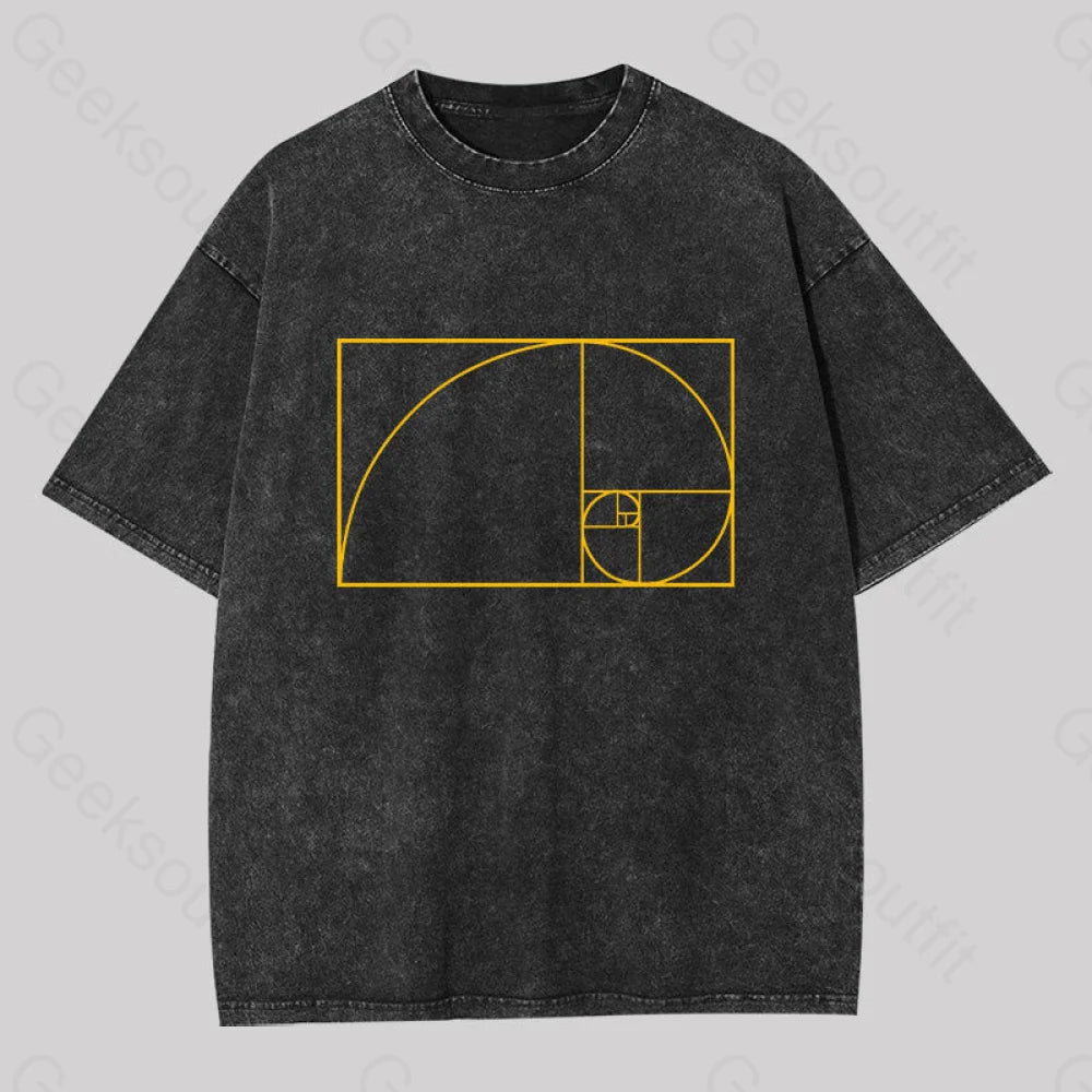 Golden Spiral Washed T-shirt