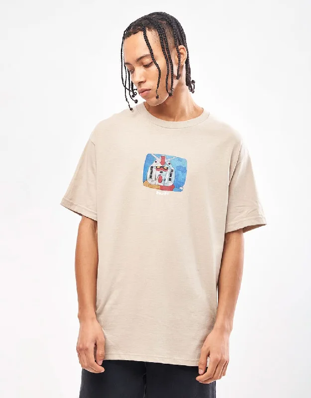 HUF x Mobile Suit Gundam Scanline EXCLUSIVE T-Shirt - Sand