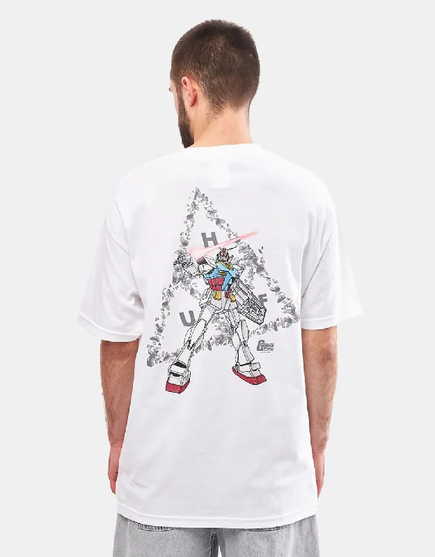 HUF x Mobile Suit Gundam Triple Triangle EXCLUSIVE T-Shirt - White