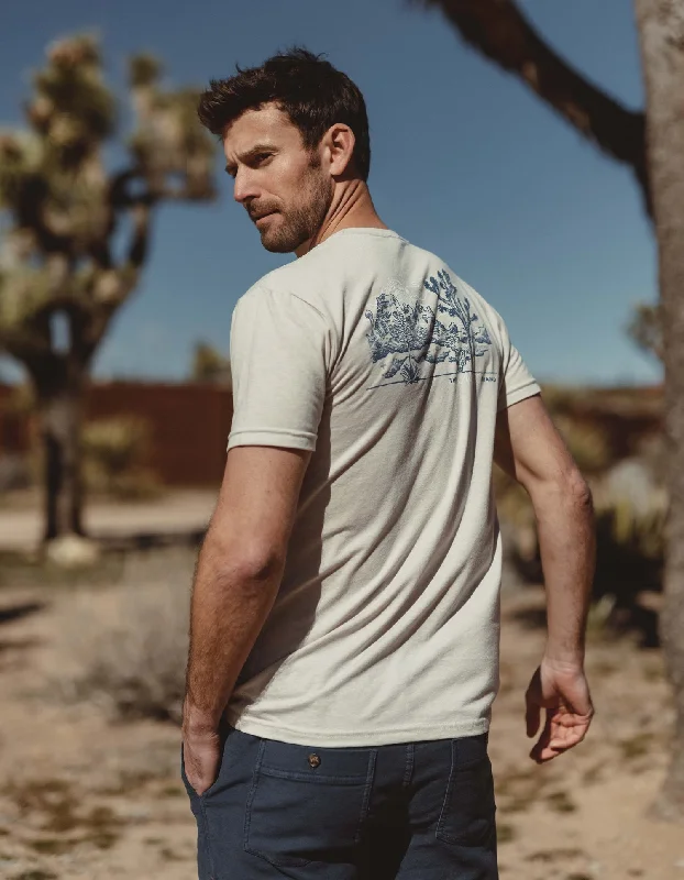 Joshua Tree in Palm Springs T-Shirt in Stone