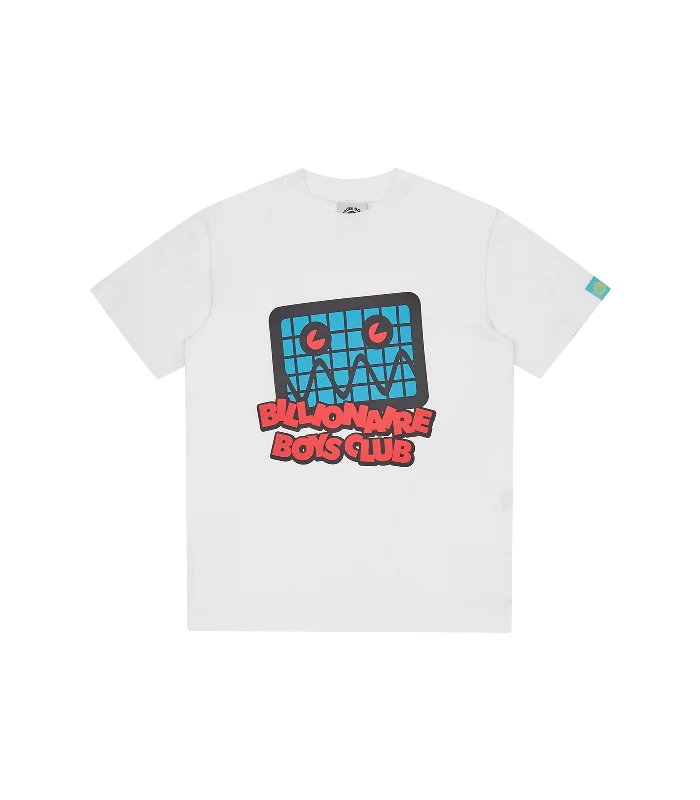 KIDS JUMBLE ROBOT LOGO T-SHIRT - WHITE