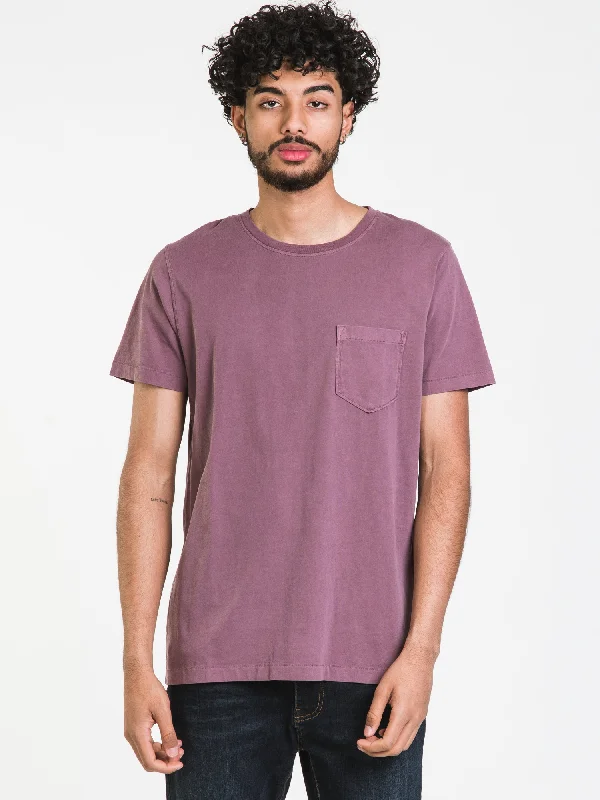 KOLBY GARMENT DYE POCKET T-SHIRT - CLEARANCE