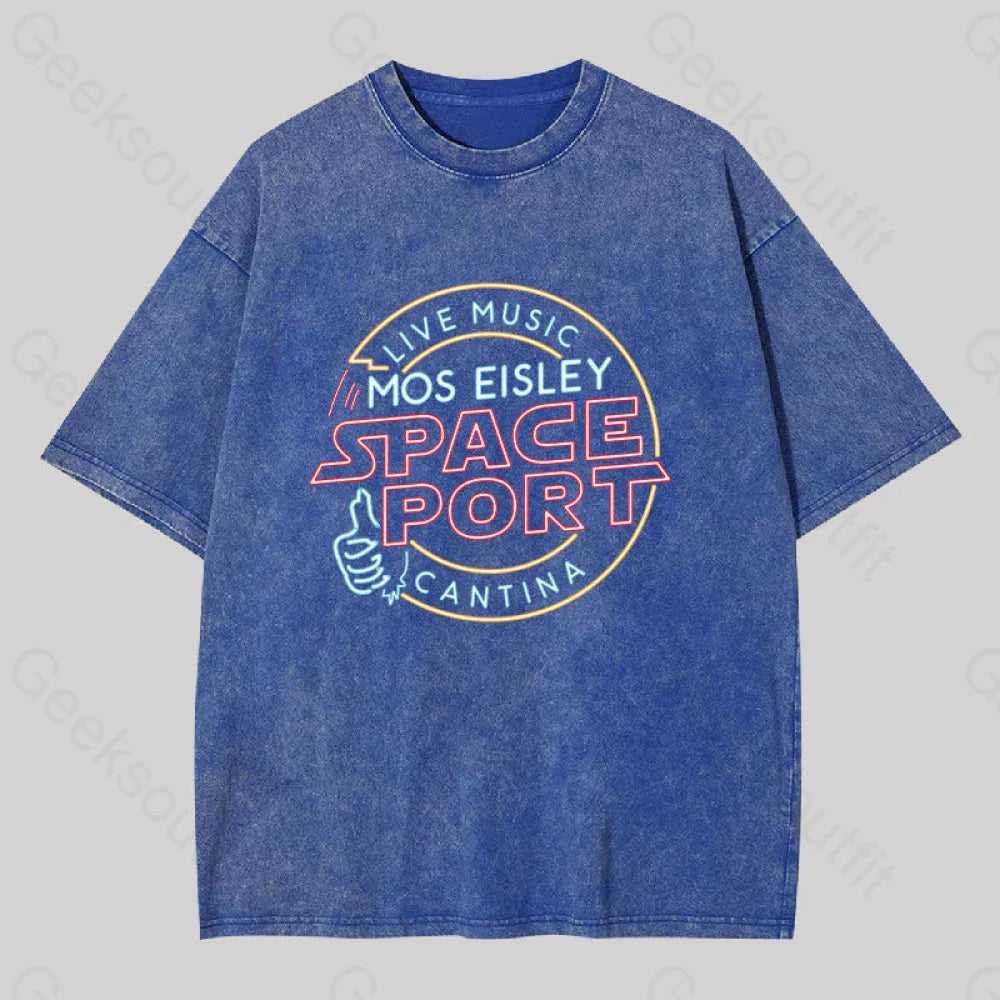 Mos Eisley Space Port Washed T-shirt