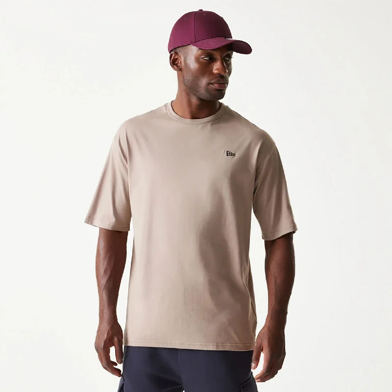 New Era Essential Pastel Brown Oversized T-Shirt