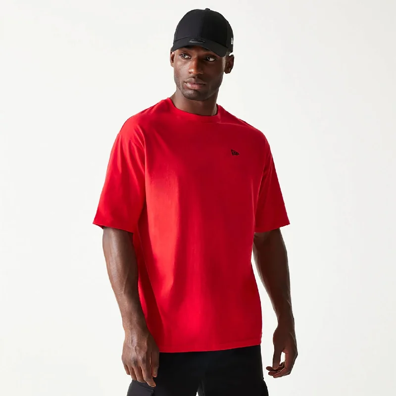 New Era Essential Red Oversized T-Shirt