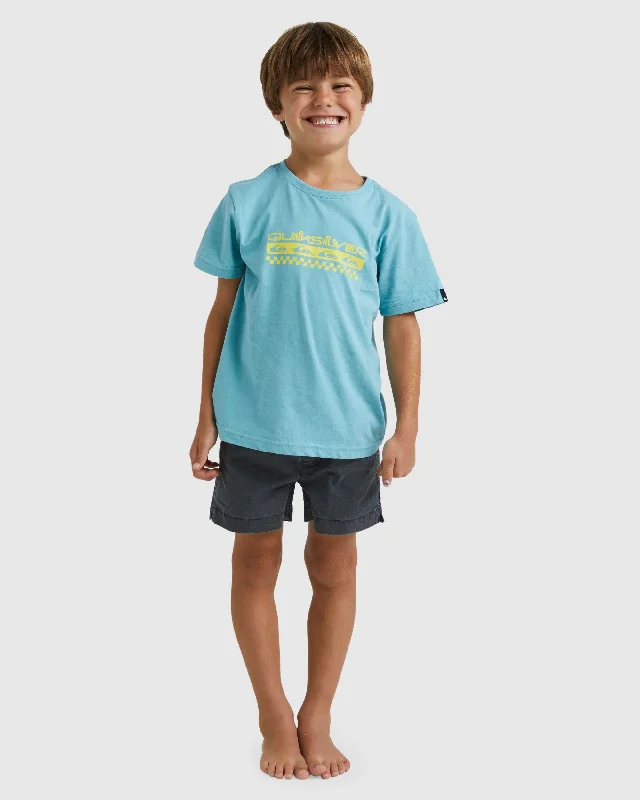 Boys 2-7 Omni Check Turn T-Shirt