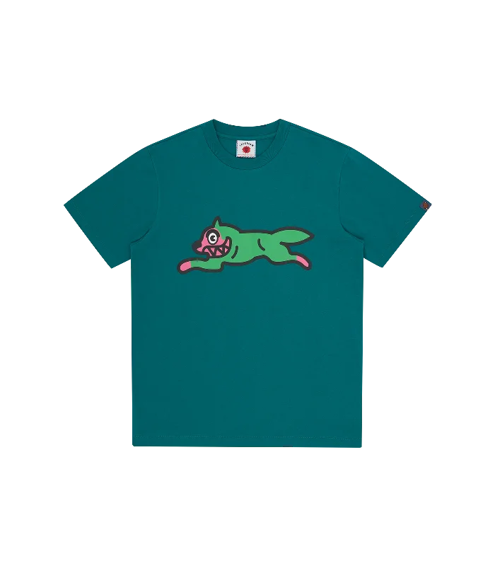 RUNNING DOG T-SHIRT - TEAL