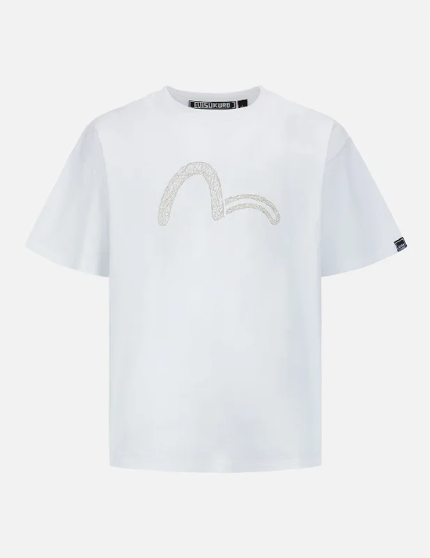 Seagull Metallic Embroidery T-shirt