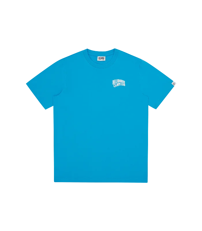 SMALL ARCH LOGO T-SHIRT - AQUA BLUE