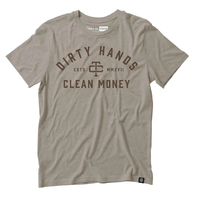 Troll Co. Men's 'Dirty Hands Clean Money" T-Shirt