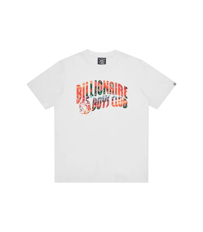 TROPICAL ISLAND FILL ARCH LOGO T-SHIRT - WHITE