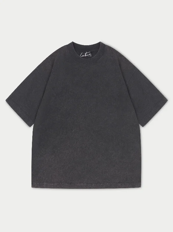 SUPER HEAVYWEIGHT BLANK T-SHIRT - WASHED BLACK