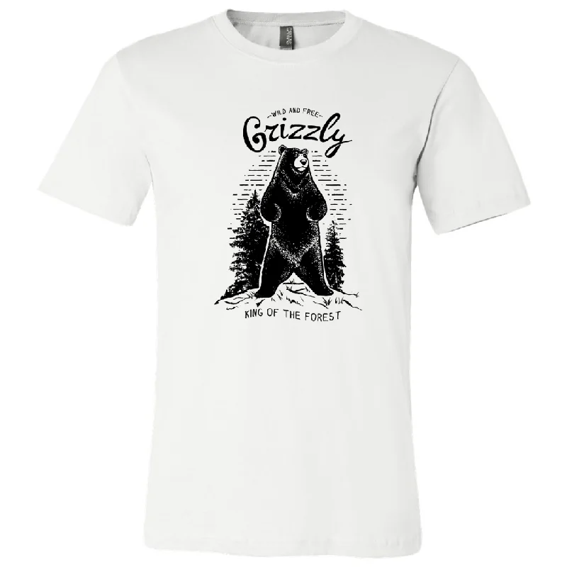 Wild And Free Grizzly Asst Colors Mens Lightweight Fitted T-Shirt/tee