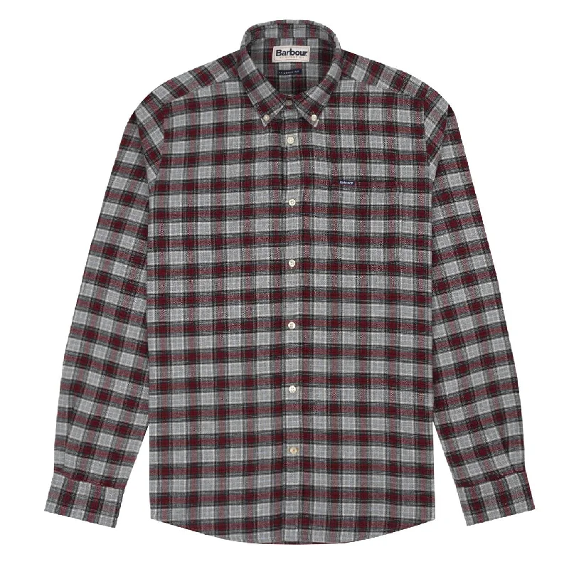 Barbour Alderton Tailored Shirt Grey Marl