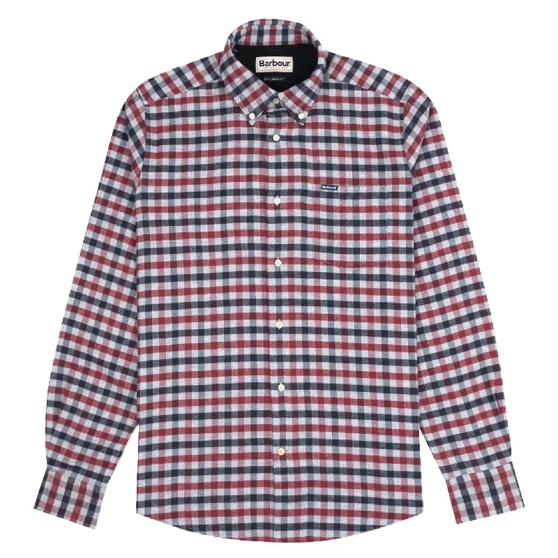 Barbour Roth Tailored Shirt Grey Marl