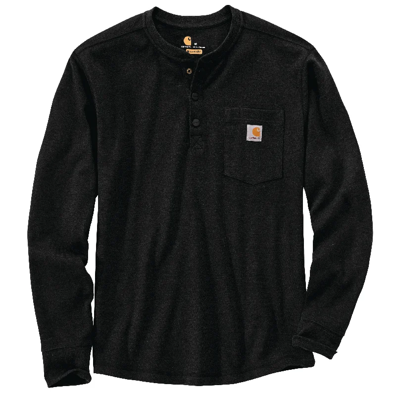 Carhartt Relaxed Fit Heavyweight Long Sleeve Henley Pocket Thermal Shirt