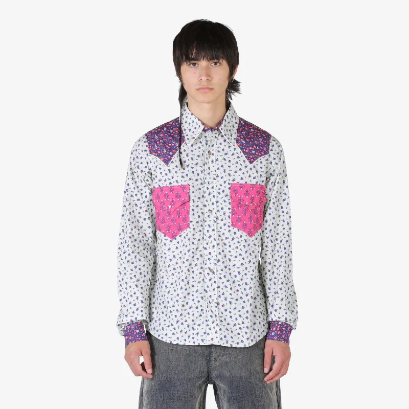 Combo Cowboy Shirt White Multi