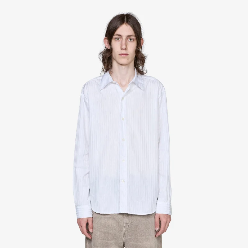 Common Shirt Fancy White Stripe