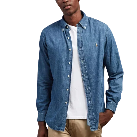 Cotton Sports Shirt - Denim