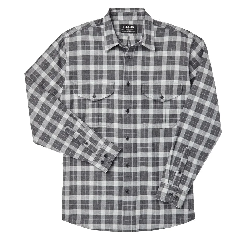 Filson Lightweight Alaskan Guide Shirt Heather Grey Plaid