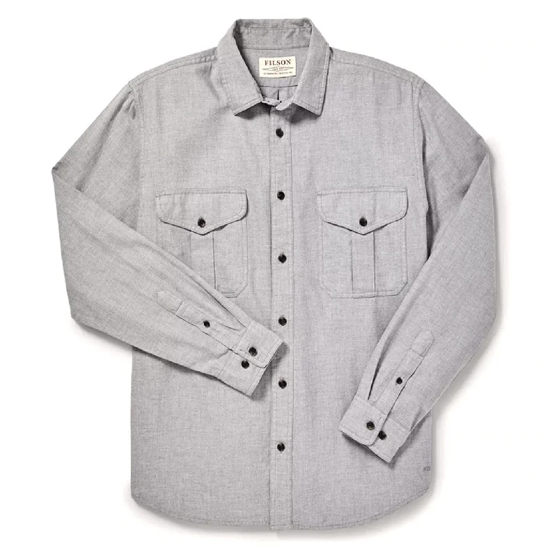 Filson Lightweight Alaskan Guide Shirt Heather Grey