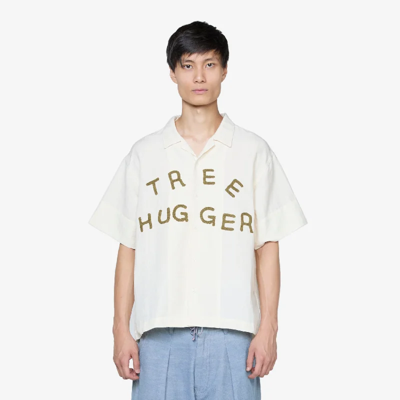 Greetings Shirt Ecru Tree Hugger