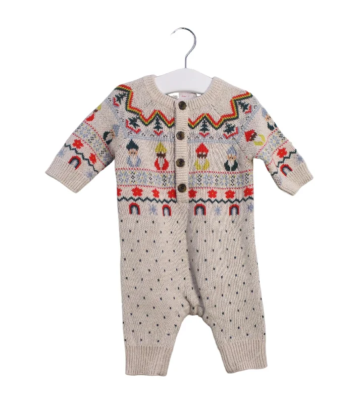 Hanna Andersson Knit Jumpsuit 0-3M