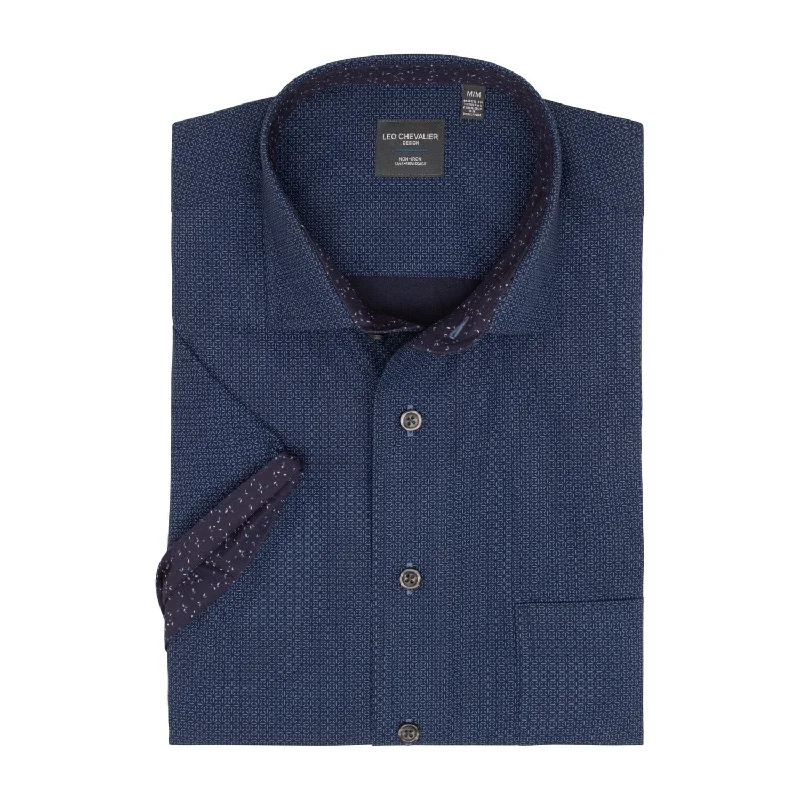 Leo Chevalier Short Sleeve Sport Shirt - 528371 1900