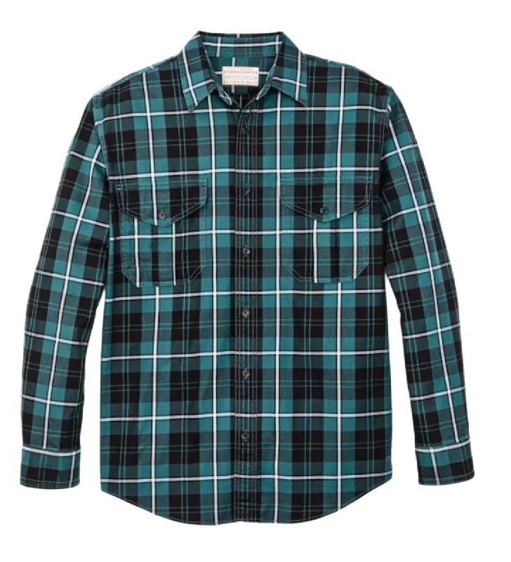 Petrol / Black / White Plaid