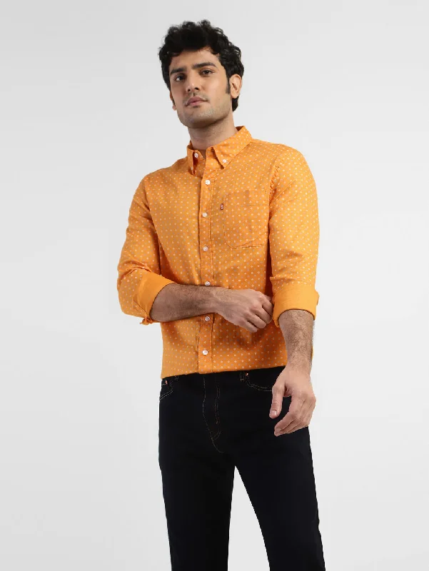 Men's Printed Slim Fit Shirt