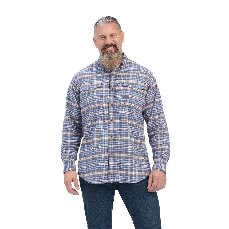 Ariat- Men's Rebar Flannel Durastretch Work Shirt