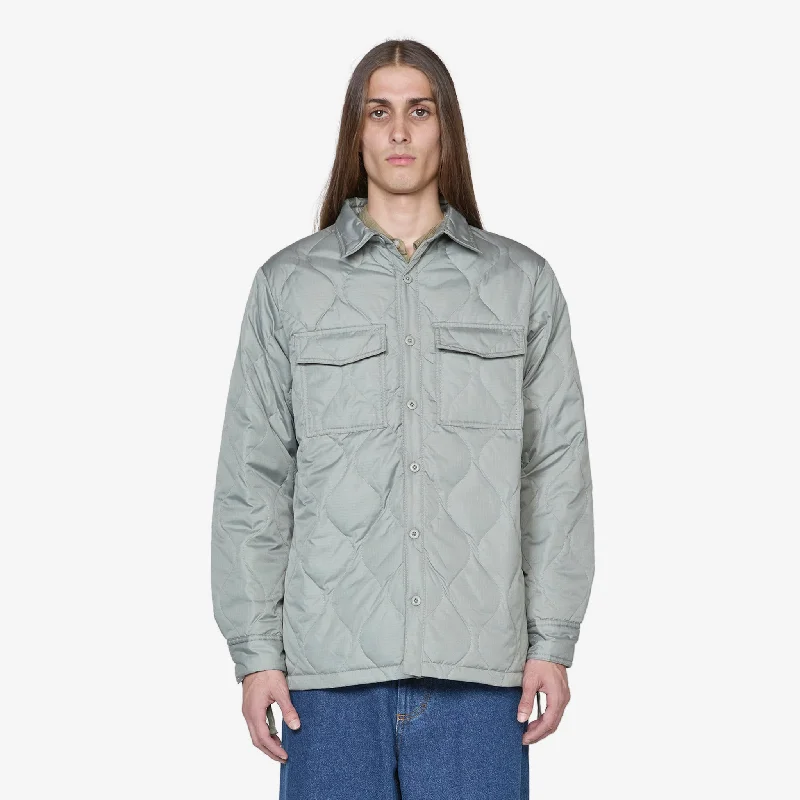 Military Down Shirt Dark Sage Green