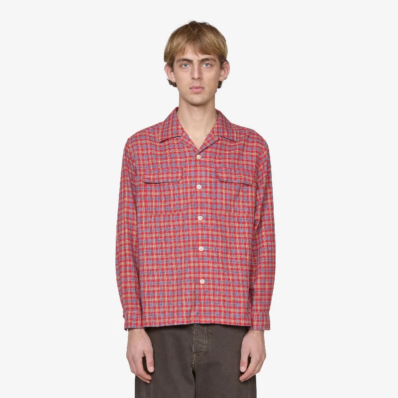 Pocket Shirt Red Check