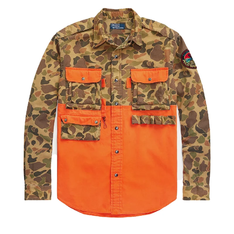 Polo Ralph Lauren Classic Fit Camo Utility Shirt Classic Frog Camo