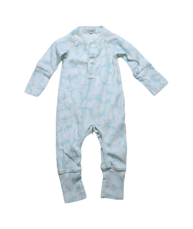 Purebaby Long Sleeve Jumpsuit 0-3M