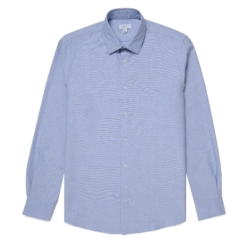 Sunspel Casual L/S Shirt Dark Blue Oxford