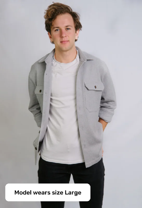 The James 100% Recycled Grey Overshirt