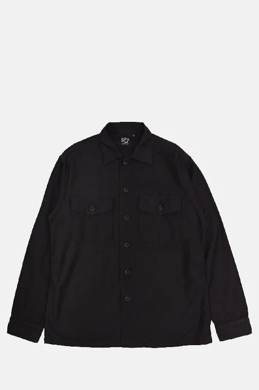 US Army Fatigue Shirt Black