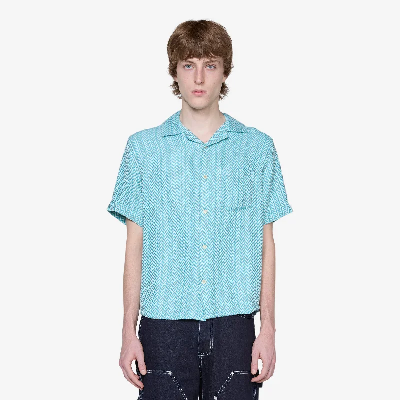 Vision Camp Short Sleeve Shirt Blue